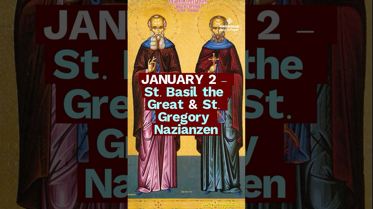 The Two Giants of the Early Church | St. Basil the Great & St. Gregory Nazianzen (Jan 2)
