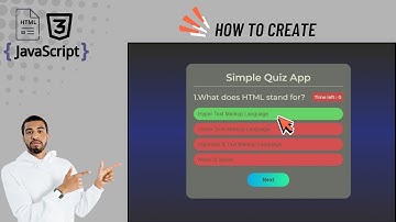 Build a Quiz App with HTML, CSS & JavaScript | Beginner JavaScript Project Tutorial