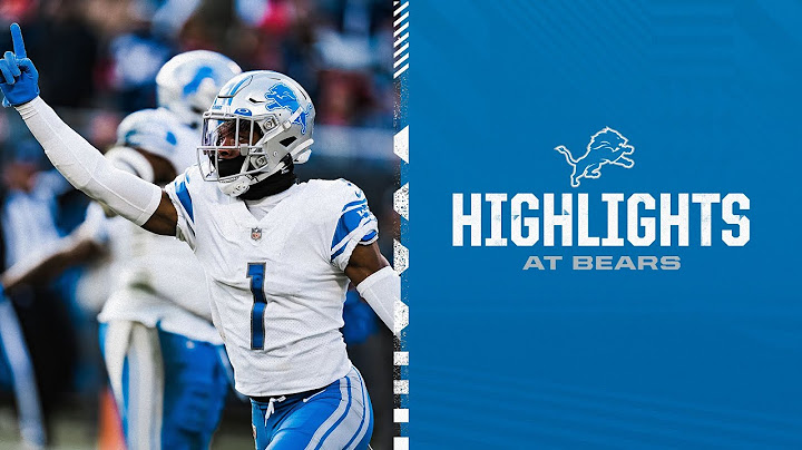 Jeff Okudah with a clutch pick six against the Bears | Week 10 Highlights