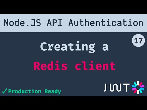 17. Redis client connection the singleton way | Node JS API Authentication