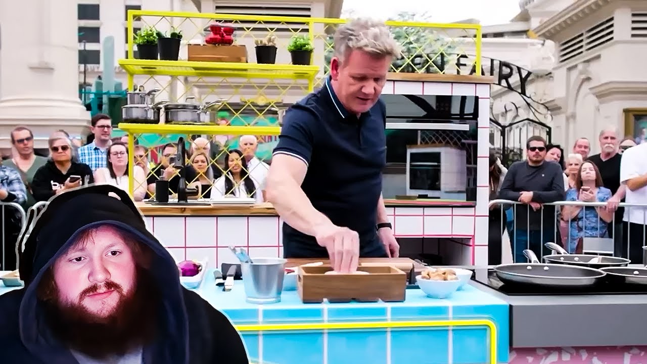 CaseOh Reacts To Gordon Ramsay's Cooking