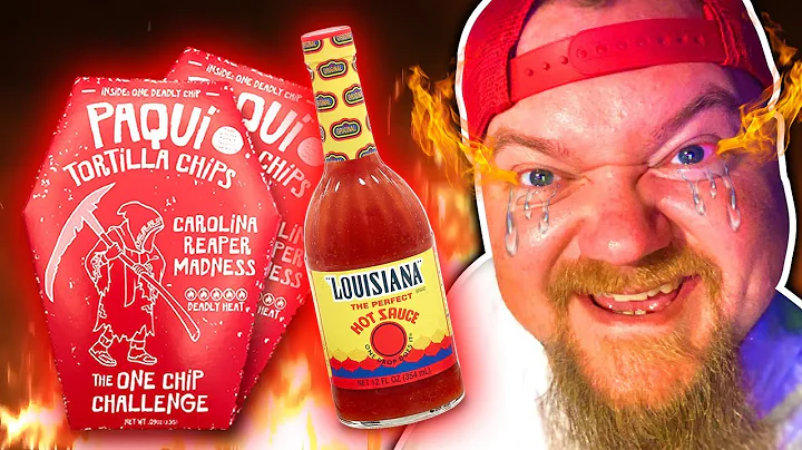 Redneck eats 2 Paqui worlds hottest chips with Lou...