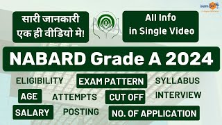 Target NABARD 2024 || All about Exam || NABARD 2024 Complete Details || By Kailash Sir