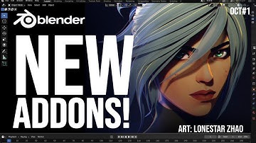 Brand New Blender Addons You Probably Missed - Oct #1