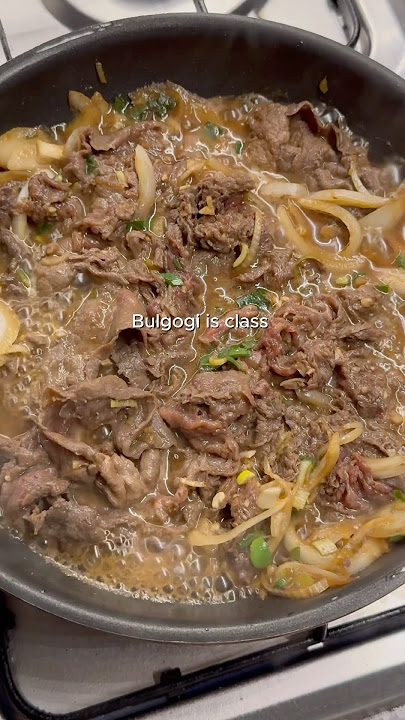 The classic Korean halal food Bugogi recipe #koreanfood #bulgogi #Recipe #halal #halalfood #beef
