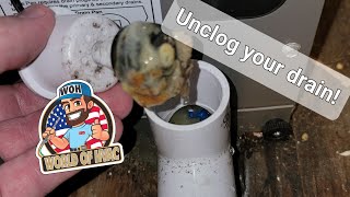 How to UNCLOG your AC drain line!