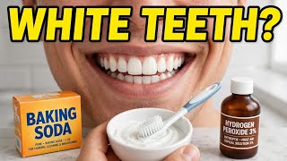 Homemade Teeth Whitening Mix (Baking Soda + Peroxide) 