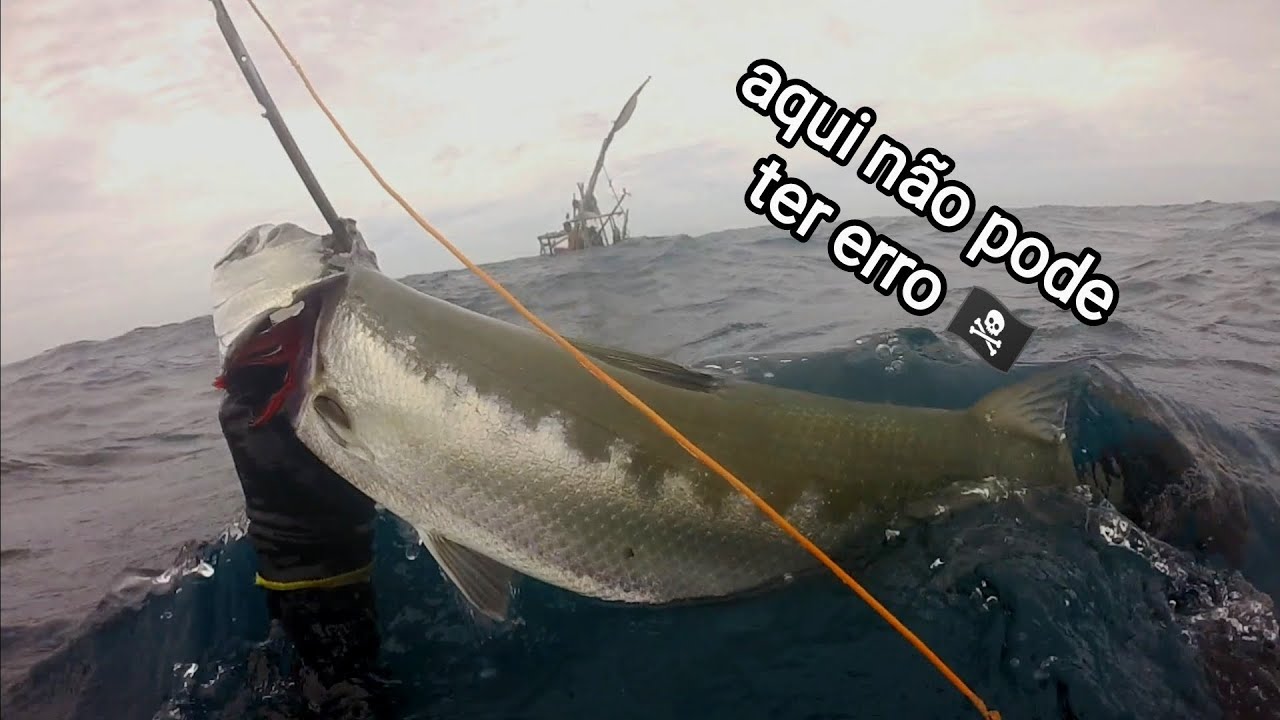 pesca bonita, porém perigosa.