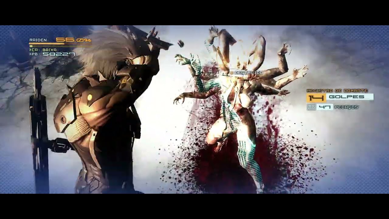 [METAL GEAR RISING] Raiden VS Mistral Insane Gameplay RIPPER MODE ...