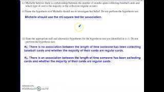 2024 AP Statistics Free Response Question #5