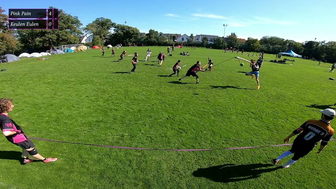 Jugger: 2. Darmstädter Meisterschaft: Pink Pain - Keulen Eulen (Vorgruppe)