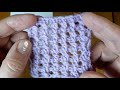 Brides croises au crochet tunisien