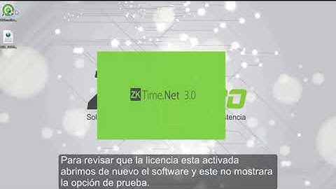 Video Tutorial ZKTime Net 3 0 Activación de licencias 2019