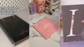 Unboxing Blackpink albums!