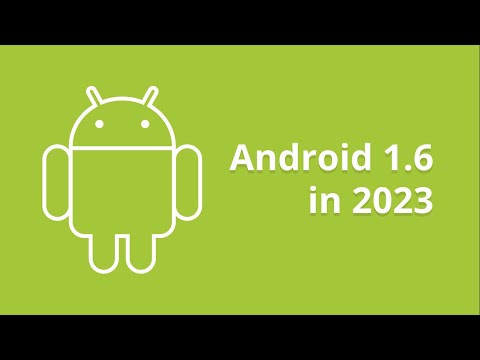Installing Android 1.6 in 2023!