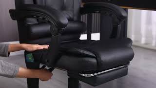 Blisswood 8-Point Office Massage Chair - Customizable Comfort & Relaxation!