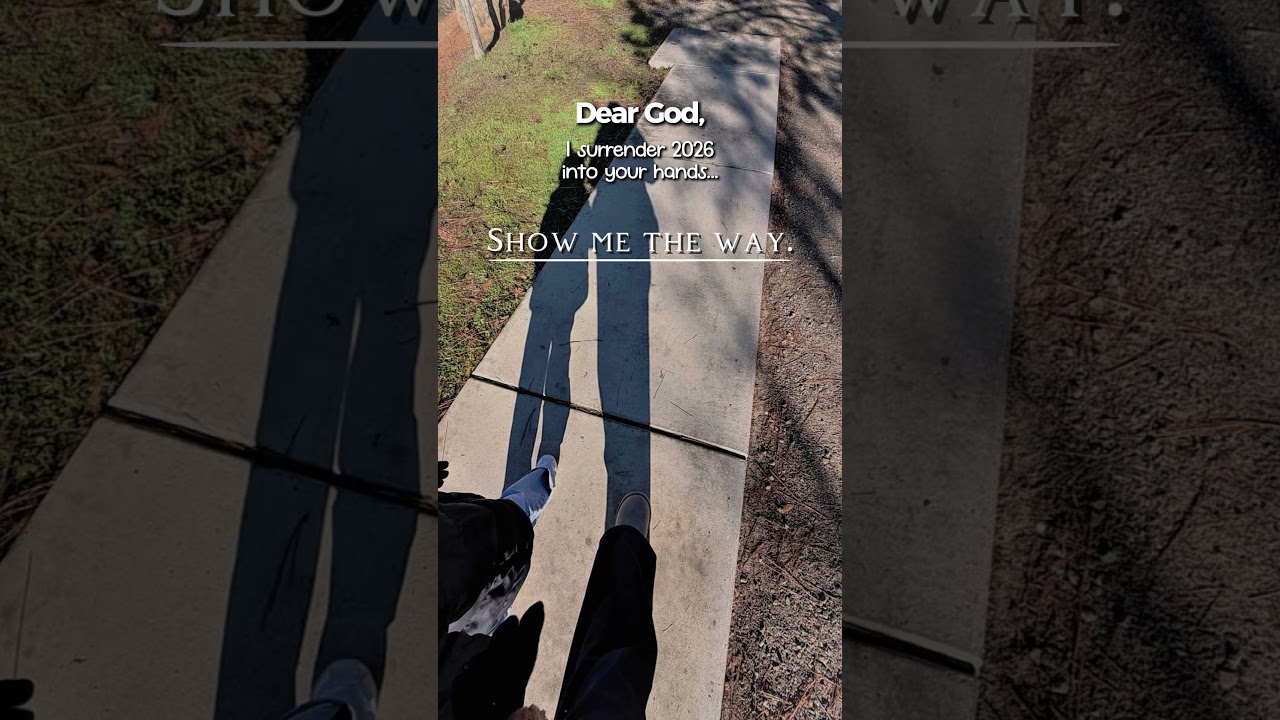 Dear God. I surrender 2026 in your hands. Show me the way.🙏🫶❤️