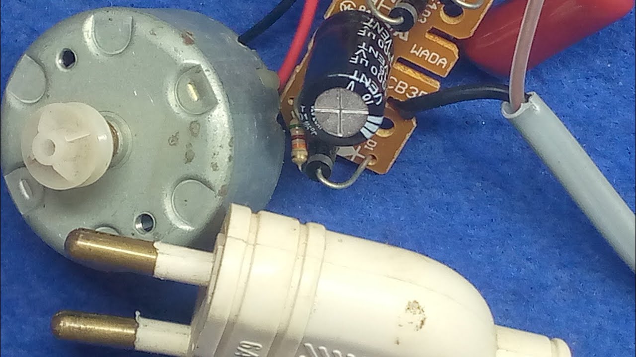 Run a 12V DC Motor Directly from 220V AC Using Simple Components! 😱