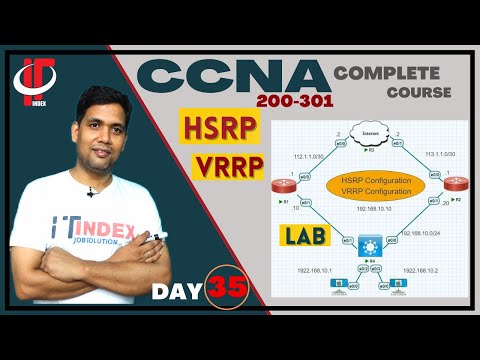 HSRP and VRRP Configuration | Object Tracking | Switching | CCNA