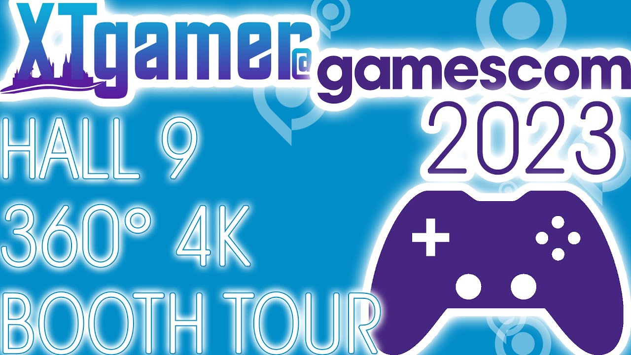 Hall 9 | 360° 4K Booth Tour | gamescom 2023