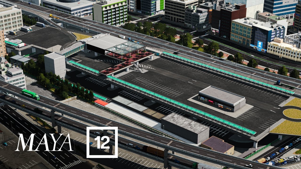Parking Area - Cities Skylines: Maya [EP 12]
