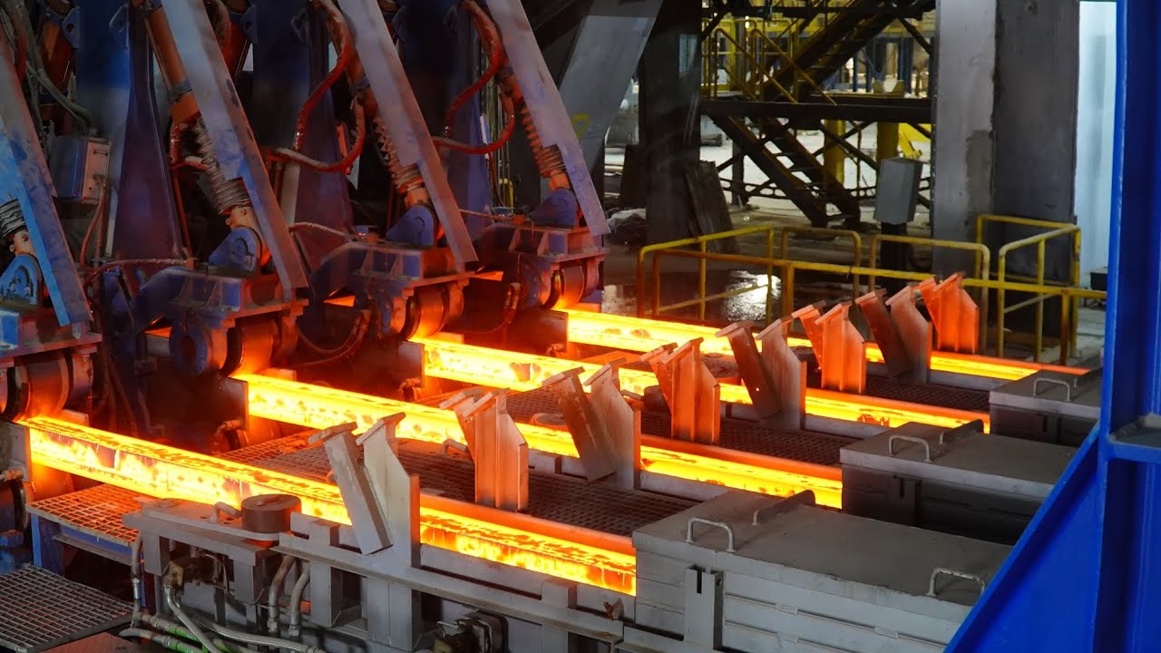 إنتاج حديد التسليح في الشركة العامة للحديد والصلب