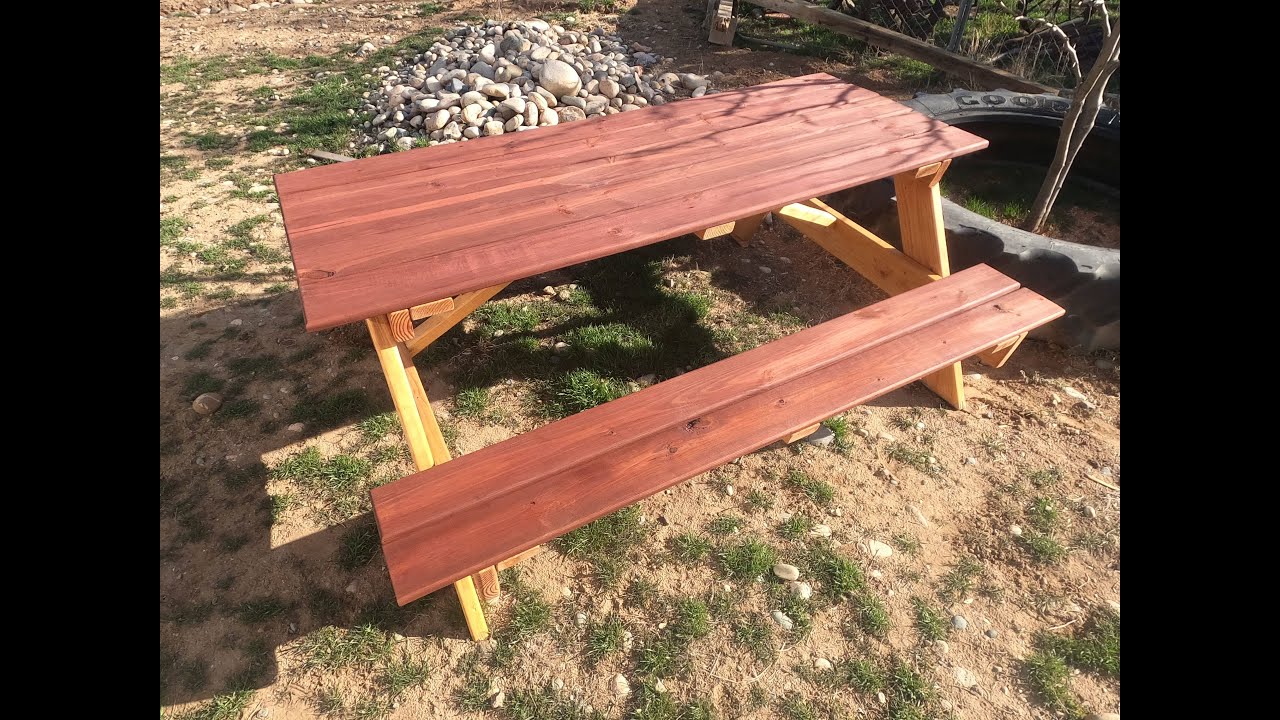 Project Simple Picnic Table YouTube
