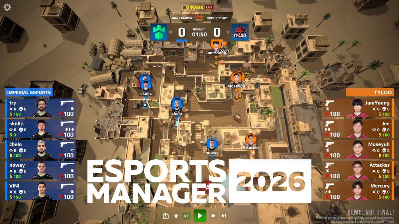 Esports Manager 2026 Demo - TYLOO TO GLORY!