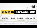 【老貓觀察】2024年6月展望：股市大盤、貴金屬、大宗商品、比特幣、以太坊回顧分析與交易 | 老貓與指標