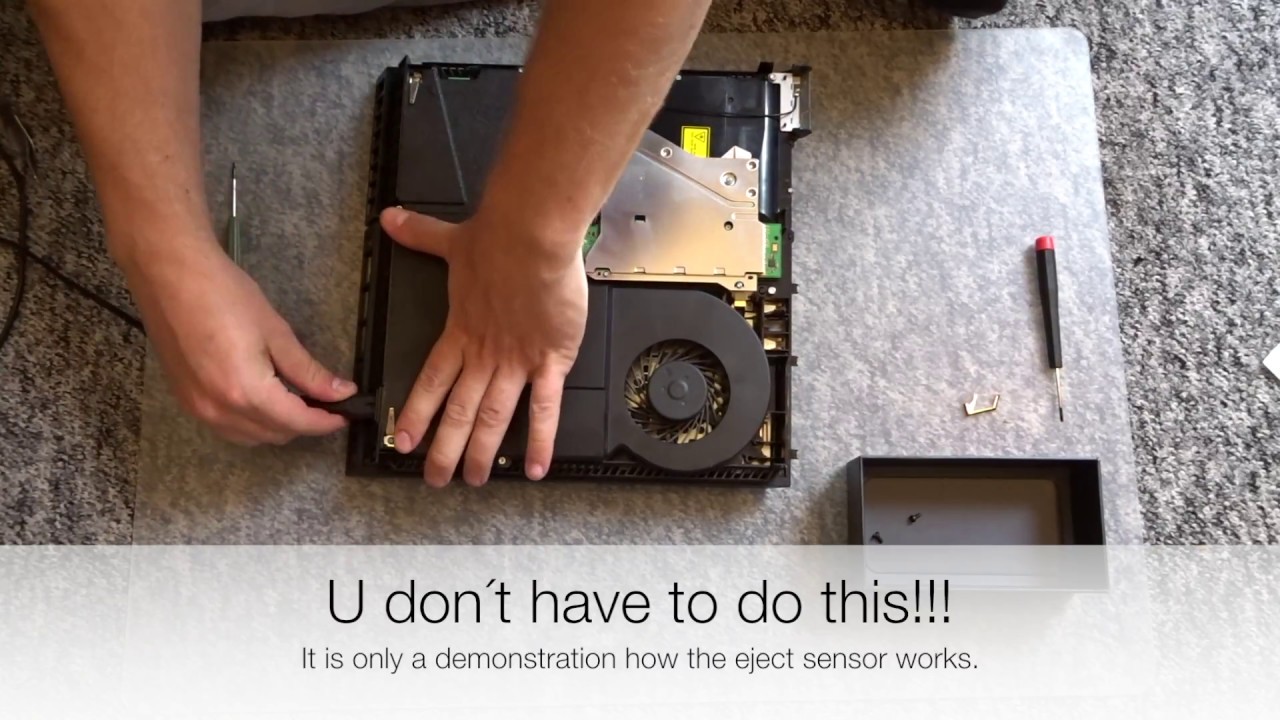 PS4 DISC STUCK: How to Fix Eject Button Problem PS4: Playstation4