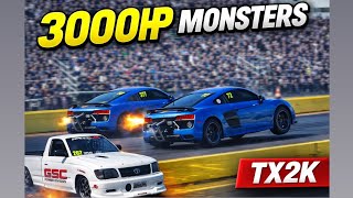TX2K INSANITY: 2000–3000HP SUPRAS, GTRs & TT R8s – FASTEST CARS IN THE WORLD‼️