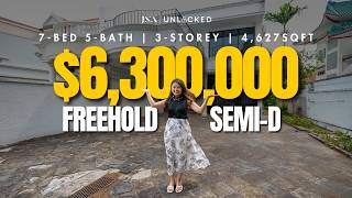 7 Bedrooms, 3 Storeys, Fully Maximised — Freehold Semi D in Hougang/Bartley