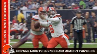 Terrance Mitchell & Browns Prepare to Battle Strong Carolina Offense | 2 Minute Drill