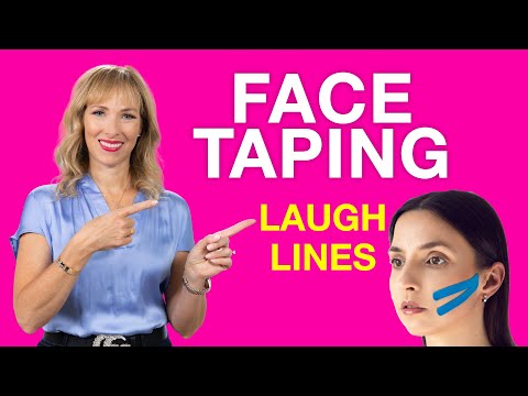 Face Taping for Smile Lines | Nasolabial Folds | Dr. Janine