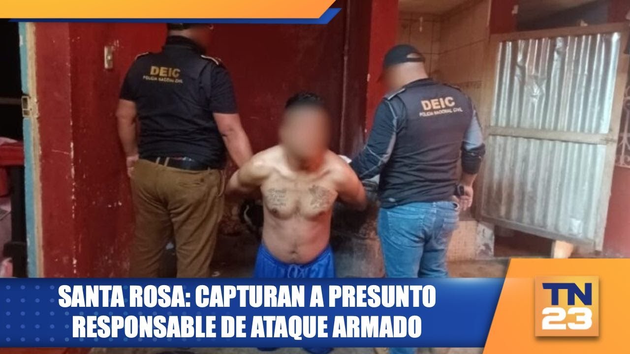 Santa Rosa: Capturan a presunto responsable de ataque armado - YouTube