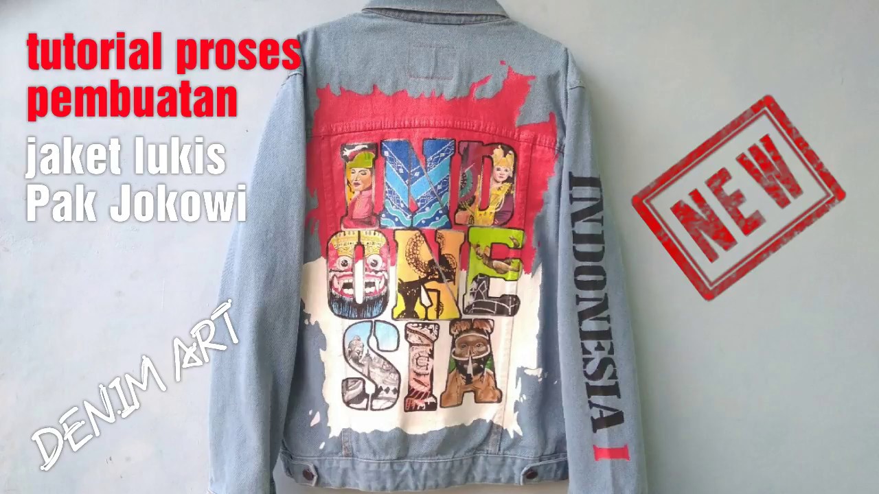 Proses pembuatan jaket lukis Pak Jokowi - STEP BY STEP | INDONESIA 1