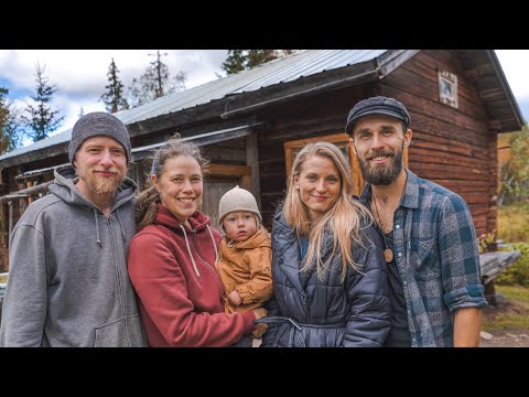 This Family has been Living in a Cabin in the Forests of Sweden for 9 years