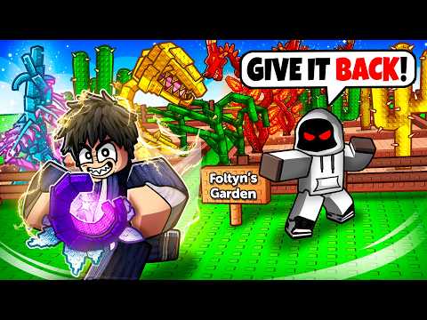 Stealing Youtubers Rarest Fruits In Grow A Garden 2!