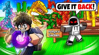Stealing YOUTUBERS Rarest Fruits in Grow a Garden 2!