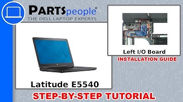 Dell Latitude E5540 (P44G001) Left I/O Board How-To Video Tutorial