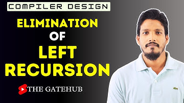 Elimination of left recursion | Compiler Design
