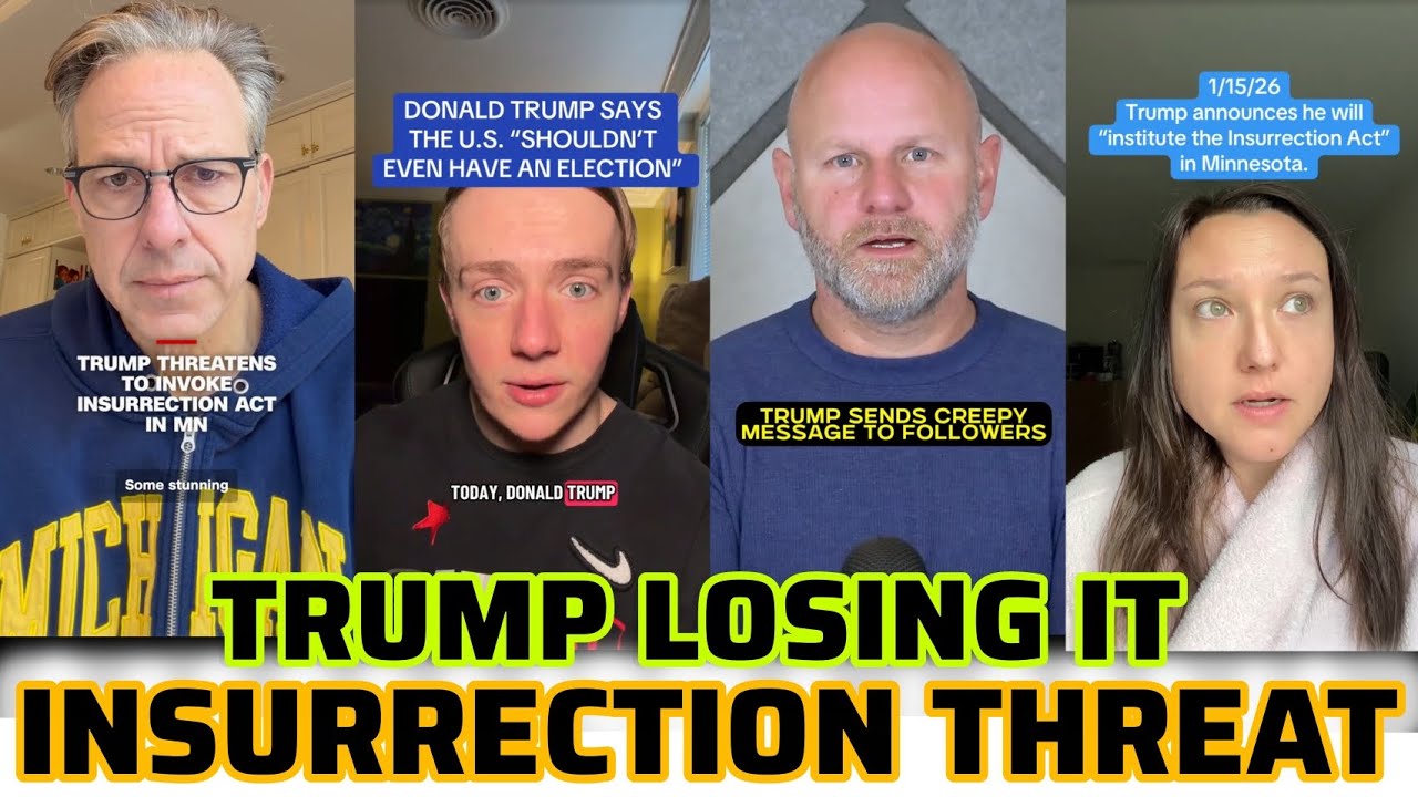 TRUMP UNRAVELS, FLOATS INSURRECTION ACT in Furious Rant - YouTube