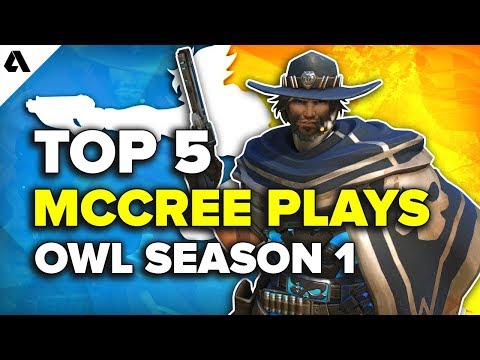 Top 5 OWL McCree Plays | Overwatch League Season 1