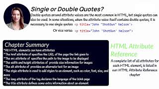 HTML Artributes | Course Chapter 4
