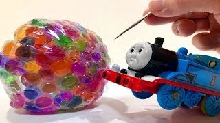 きかんしゃトーマスプラレール 水風船 ビーズで遊ぶ！Orbeez & Water Balloon Thomas＆friends