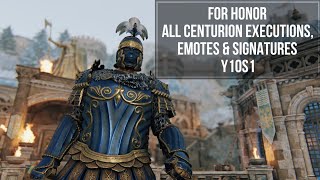 FOR HONOR All Centurion Executions, Emotes & Signatures (Y10S1)