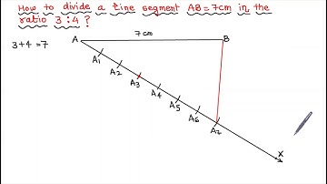 DIVIDING A LINE SEGMENT IN GIVEN RATIO