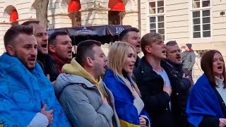 Ukrainian artists united and sang the Anthem of Ukraine (2022) Ukraine news