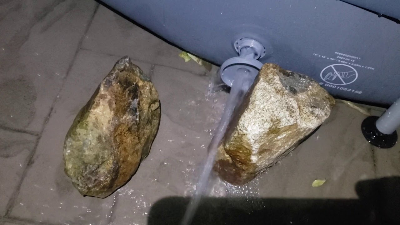 How to drain Bestway Swimmipool without adapter or hose YouTube