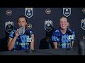 Press Conference: Sofia Huerta and Maddie Dahlien on Three Points at Home